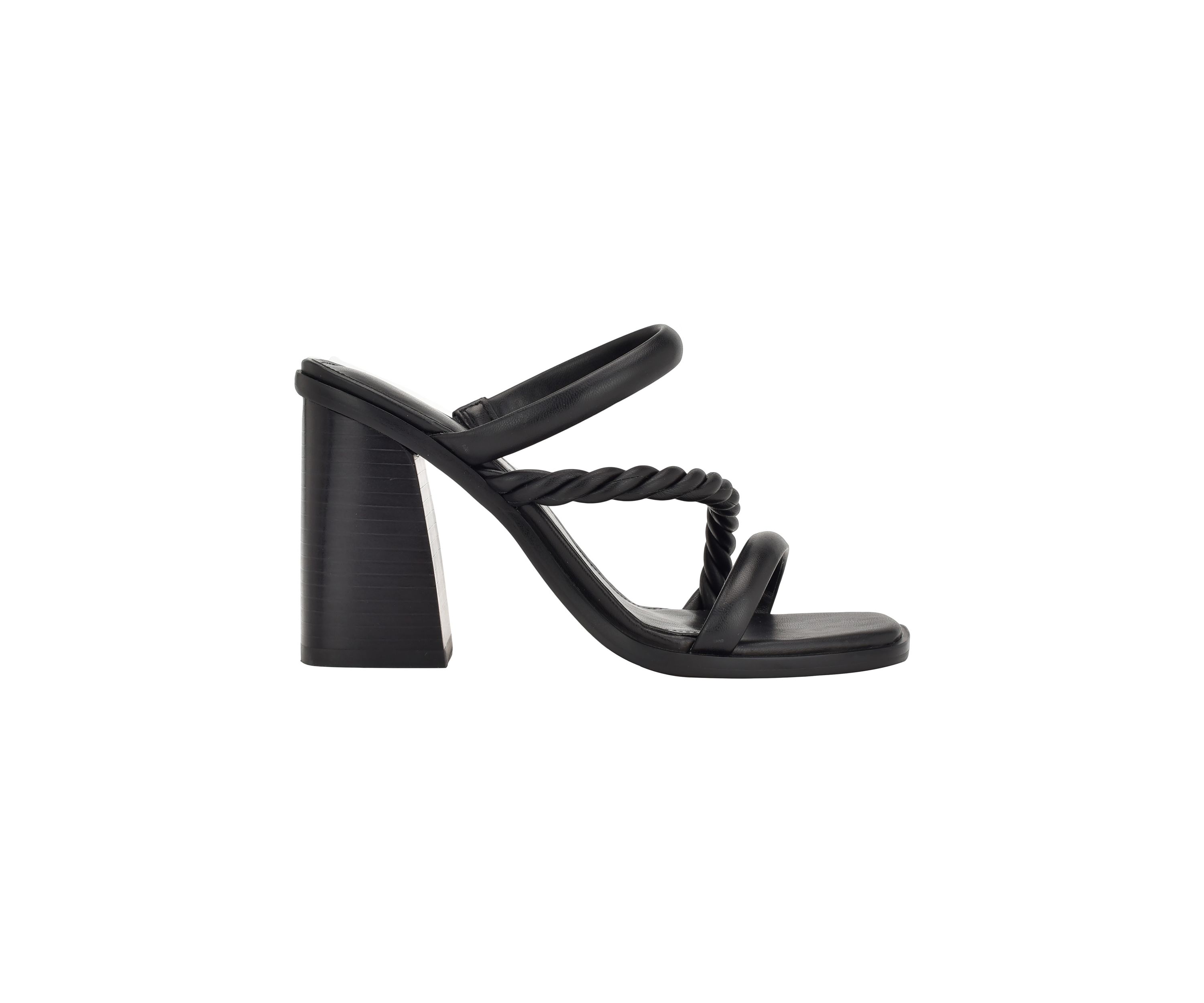 Barper Square Toe Block Heel Dress Sandals
