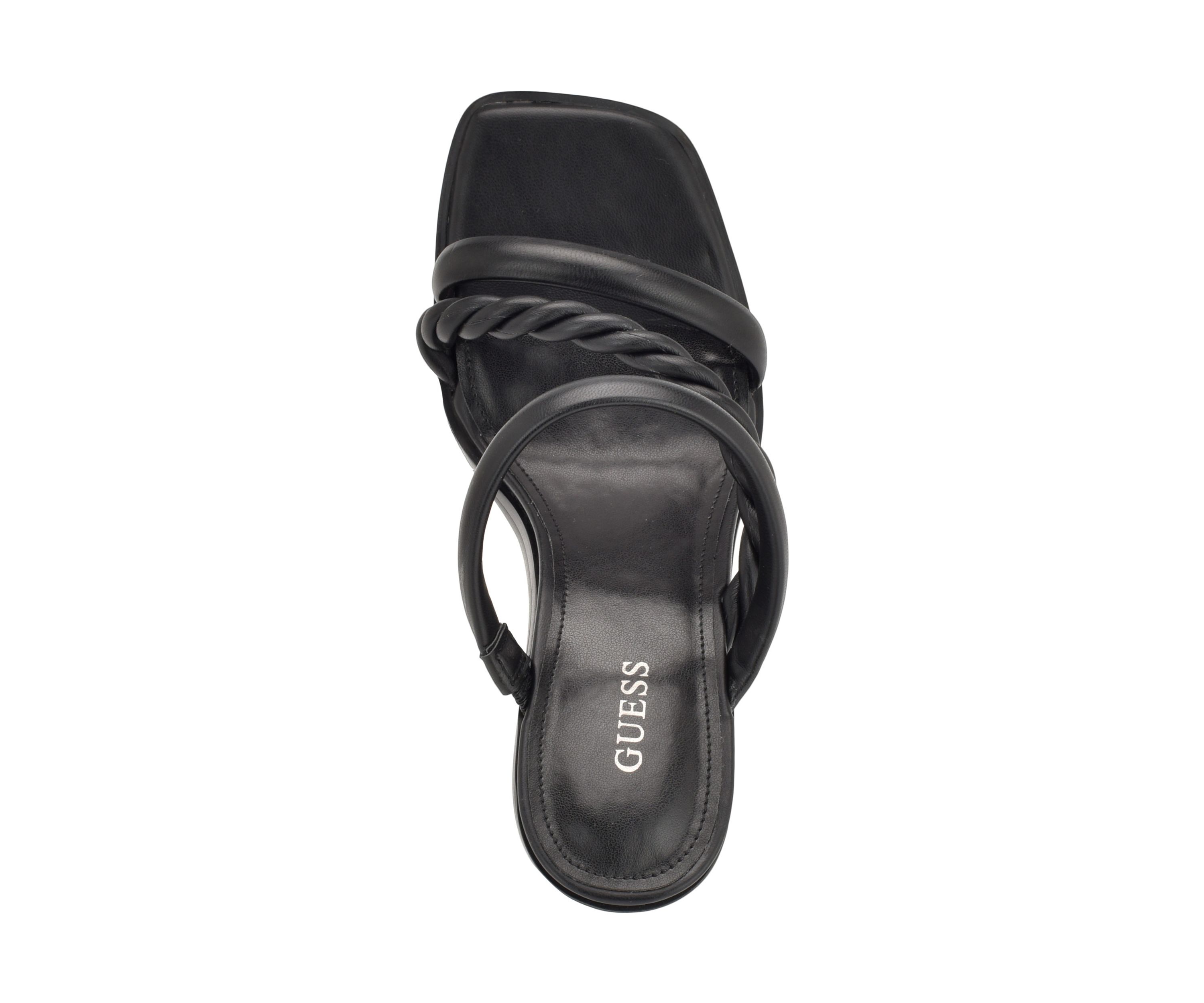 Barper Square Toe Block Heel Dress Sandals