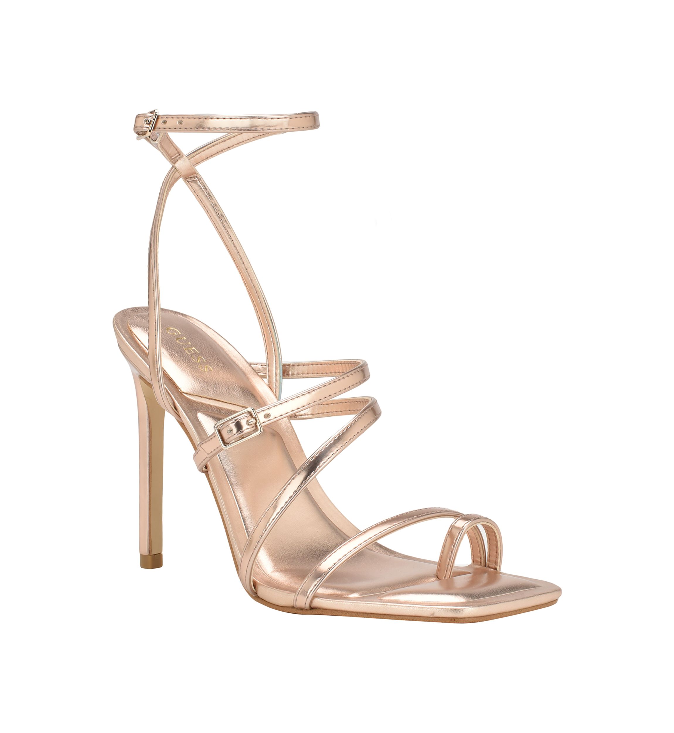 Bolten Strappy Single Sole Square Toe Sandals