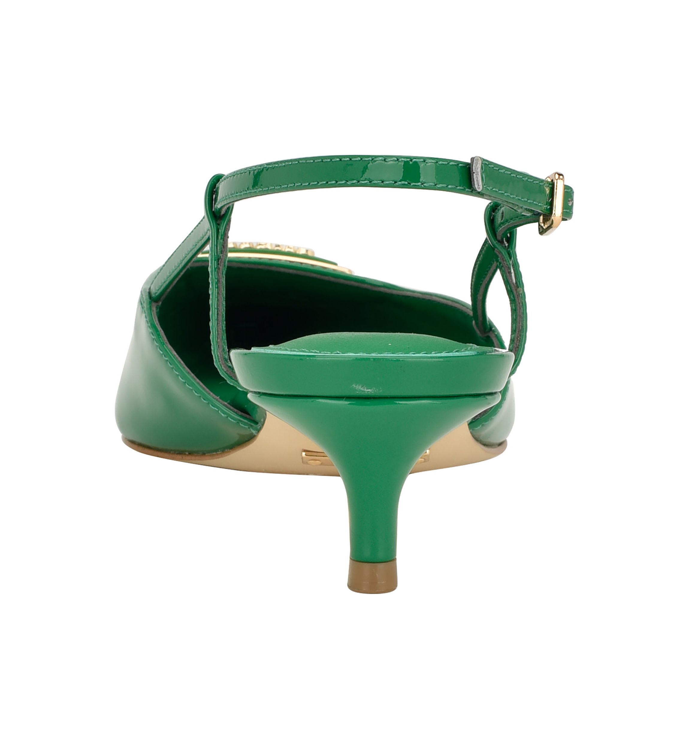 Jesson Pointed Slingback Kitten Heel Mules