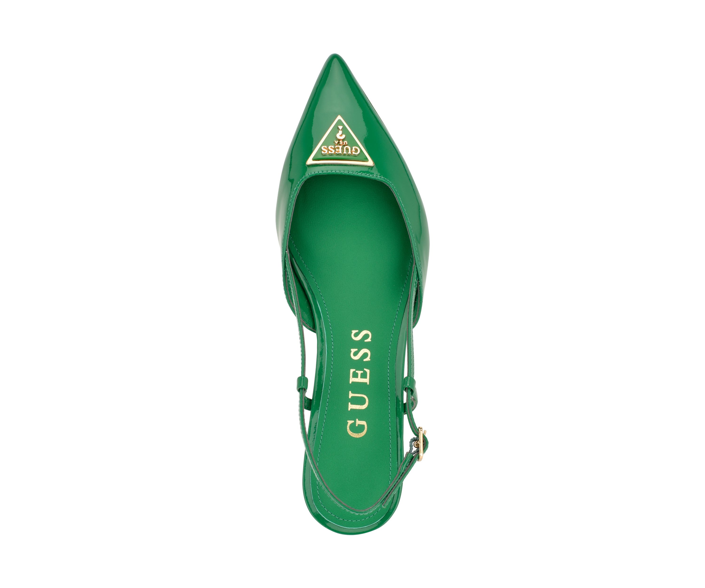 Jesson Pointed Slingback Kitten Heel Mules