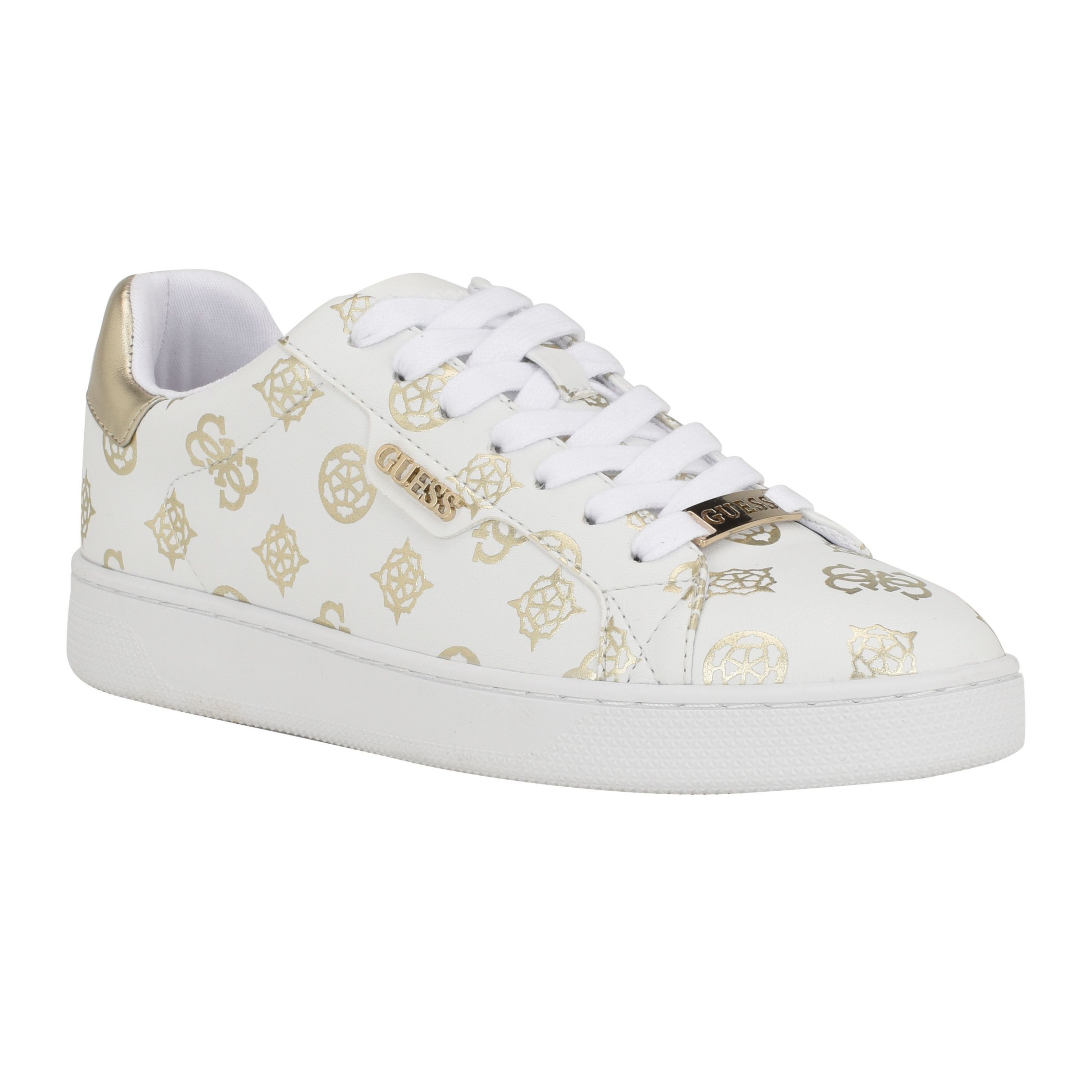 Renzy Easy Lace Up Sneakers with Logo Details