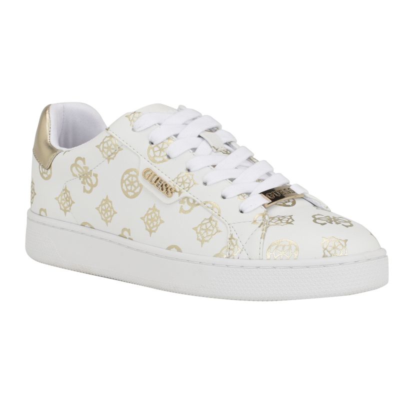 Renzy Easy Lace Up Sneakers with Logo Details