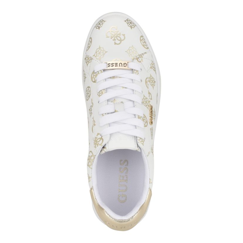Renzy Easy Lace Up Sneakers with Logo Details
