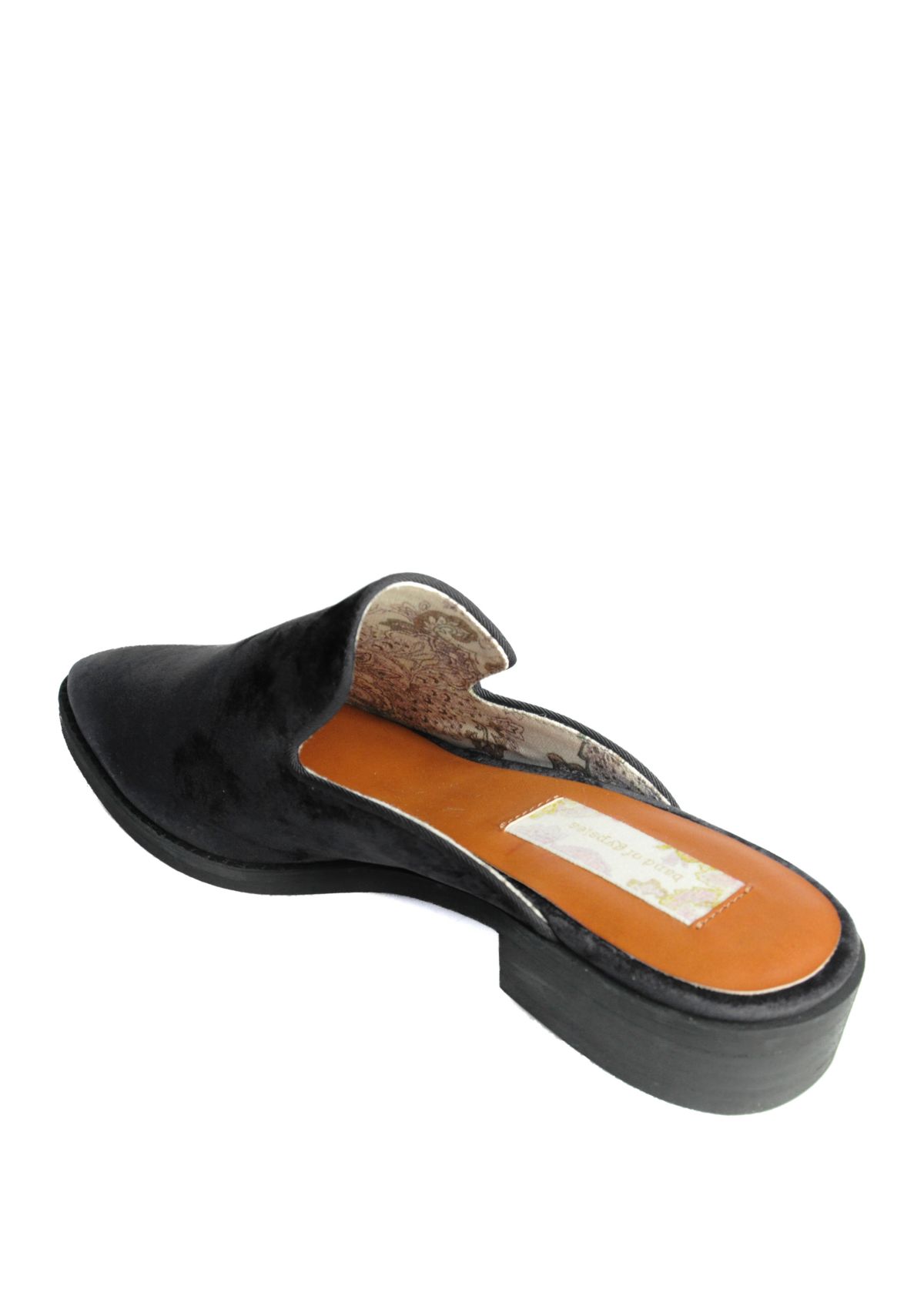 Slipper Cut Velvet Mules