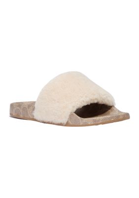 coach slide slippers