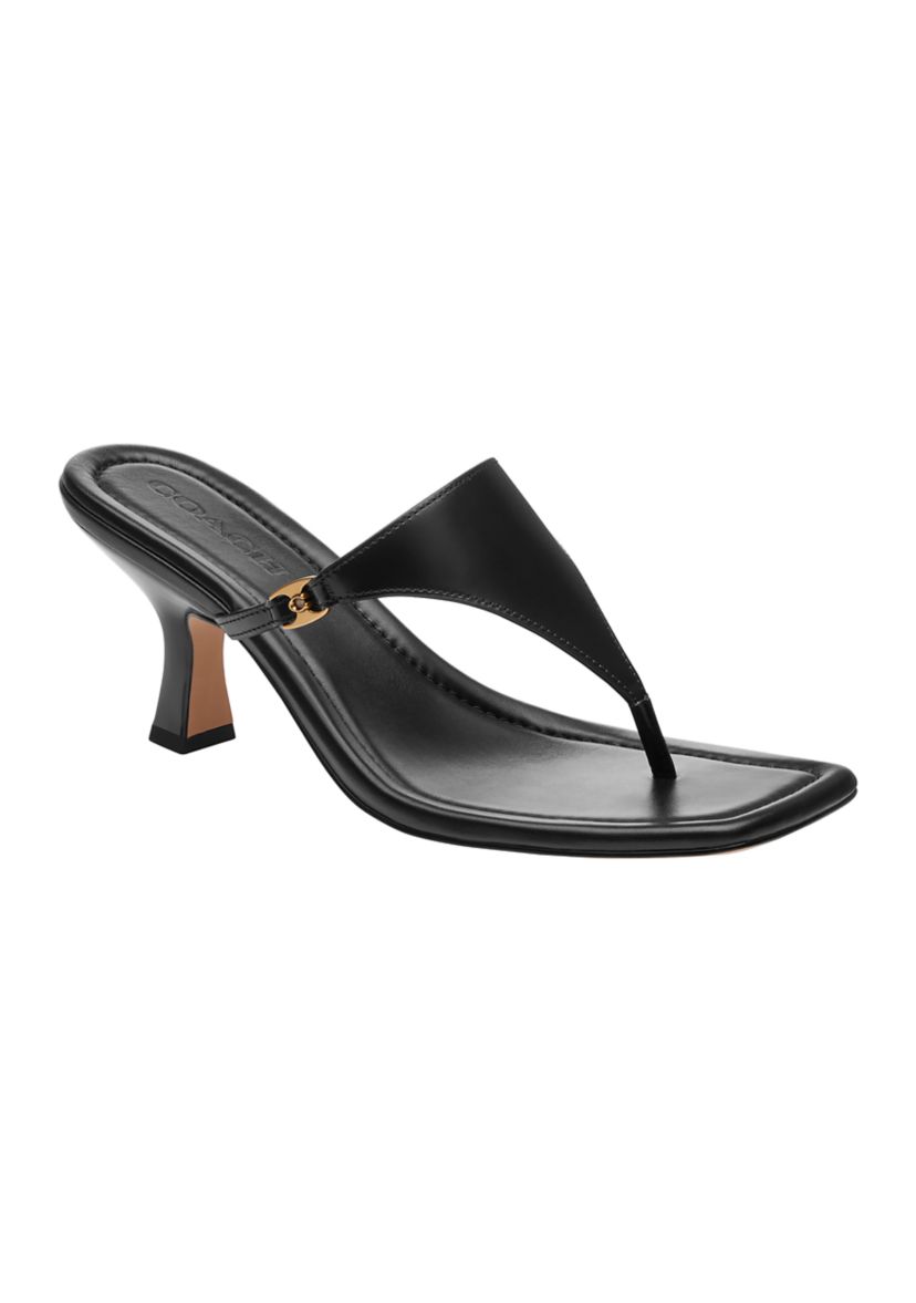 Heritage C Plaque Thong Sandals