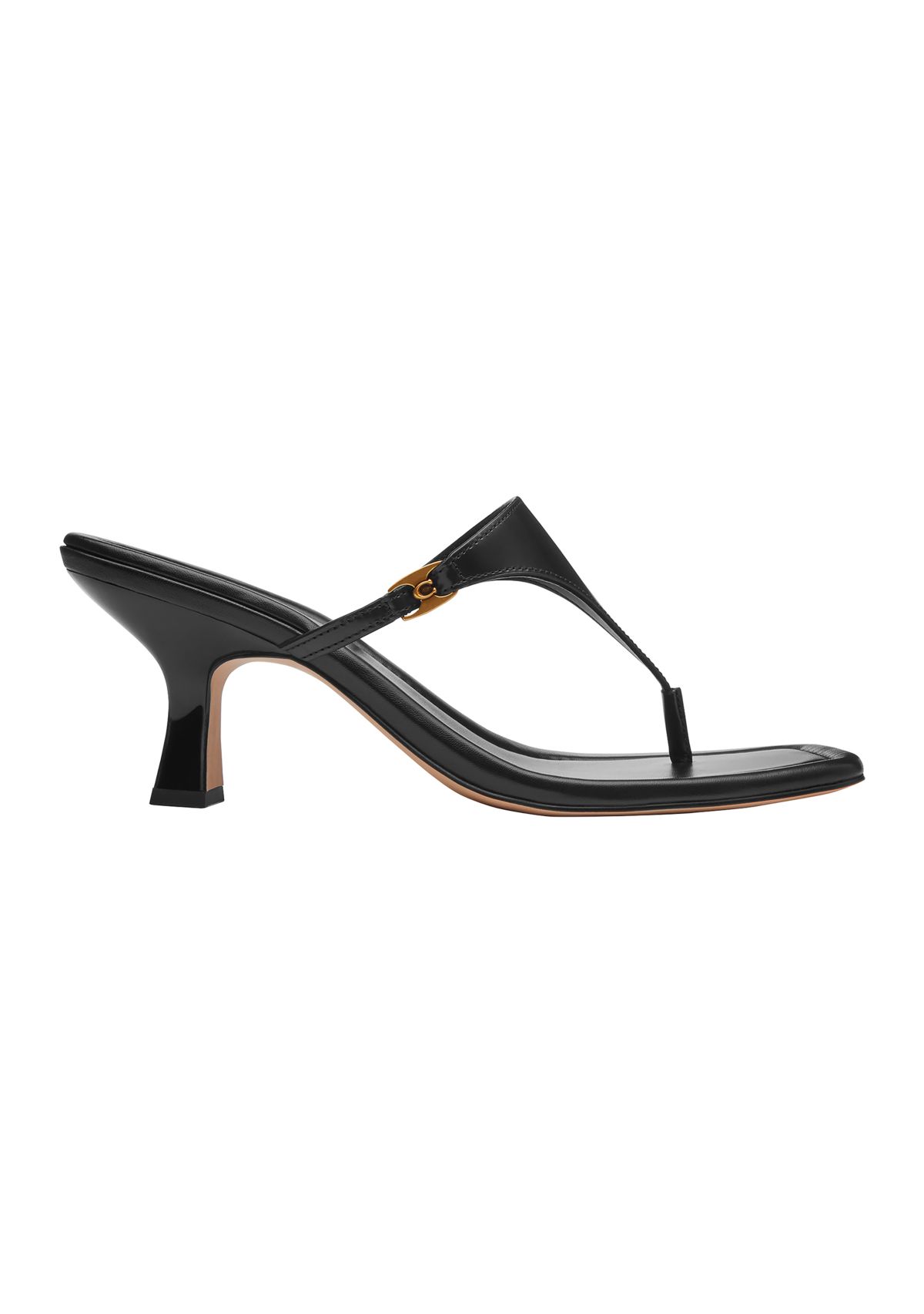 Heritage C Plaque Thong Sandals