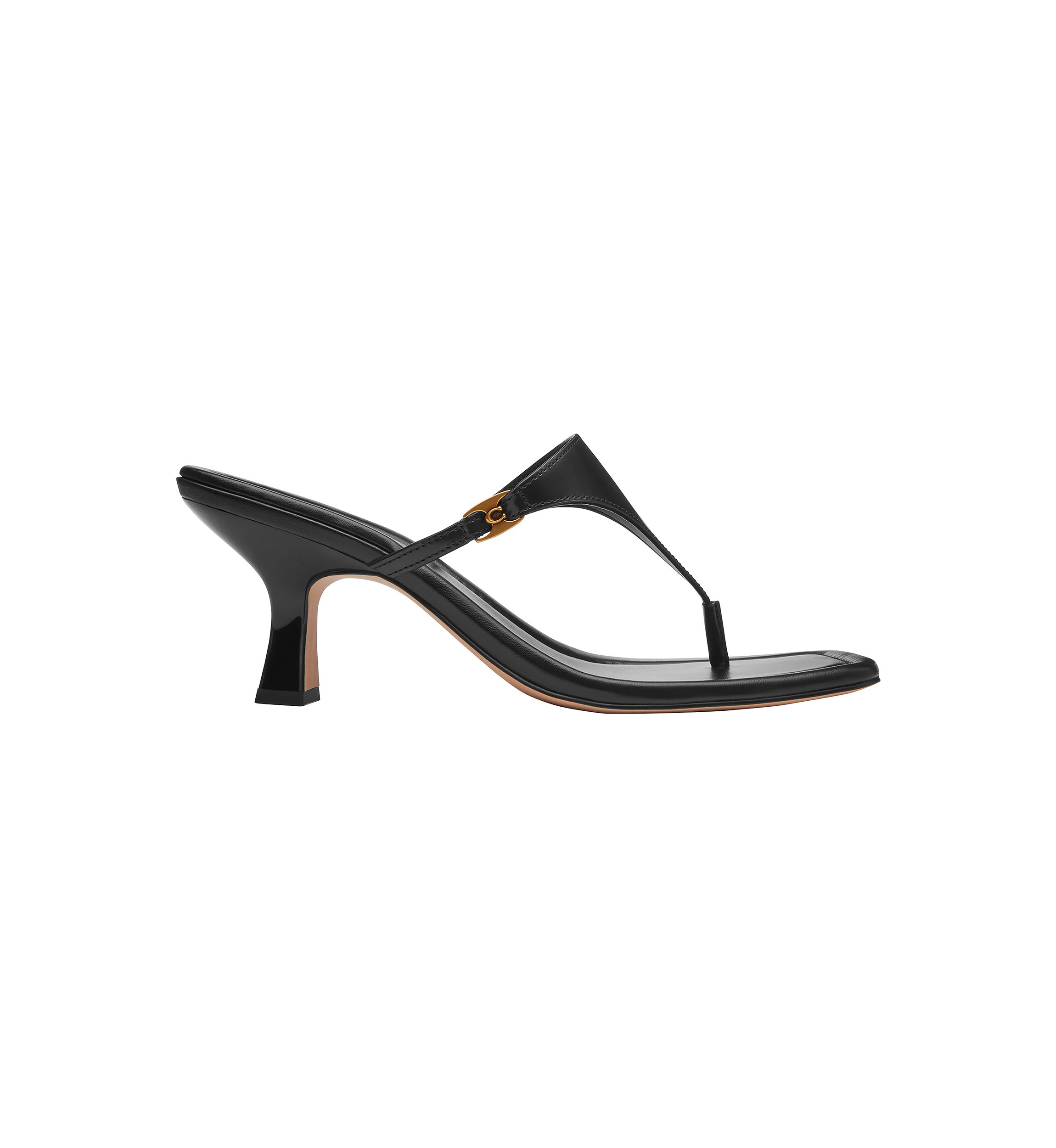 Heritage C Plaque Thong Sandals