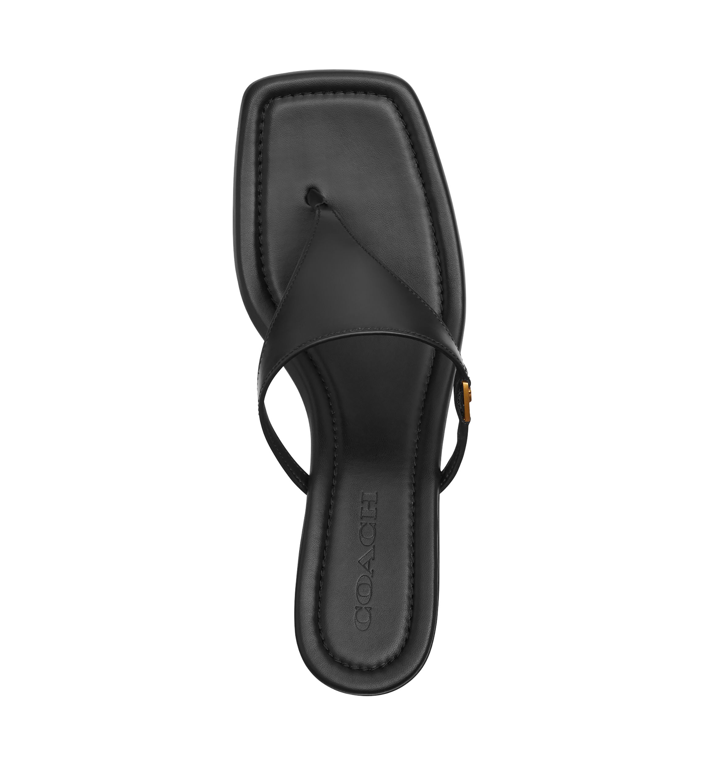 Heritage C Plaque Thong Sandals