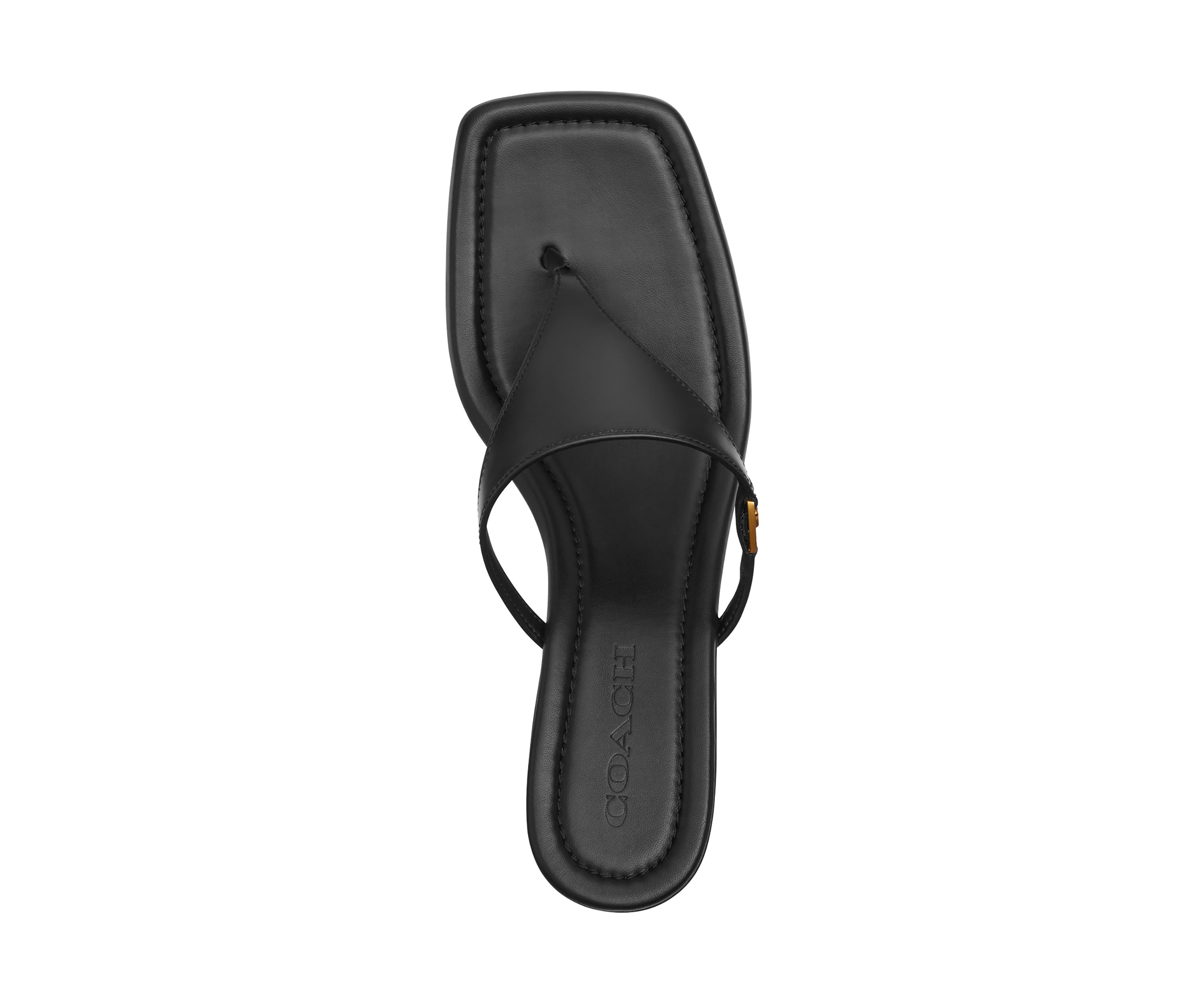 Heritage C Plaque Thong Sandals