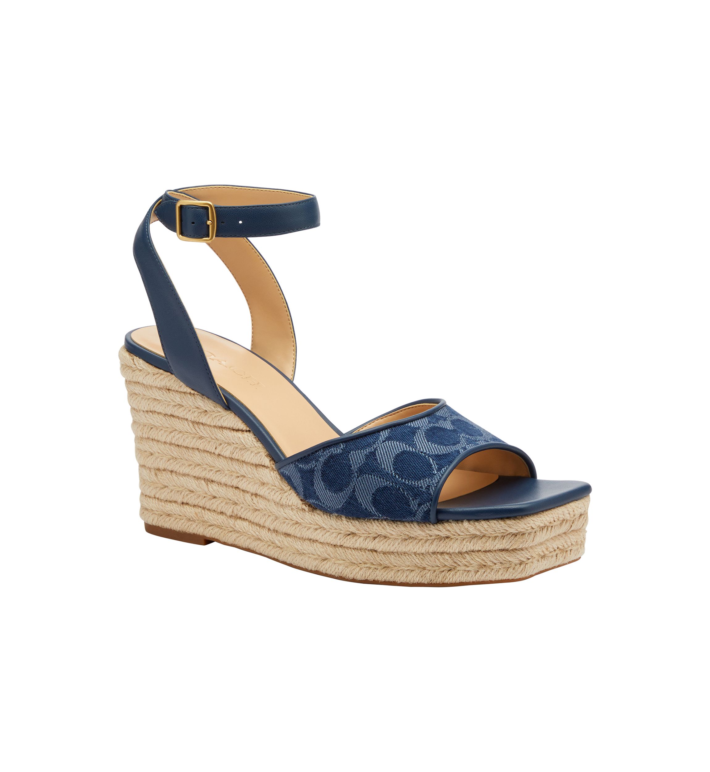 Signature C Espadrille Wedge Sandals