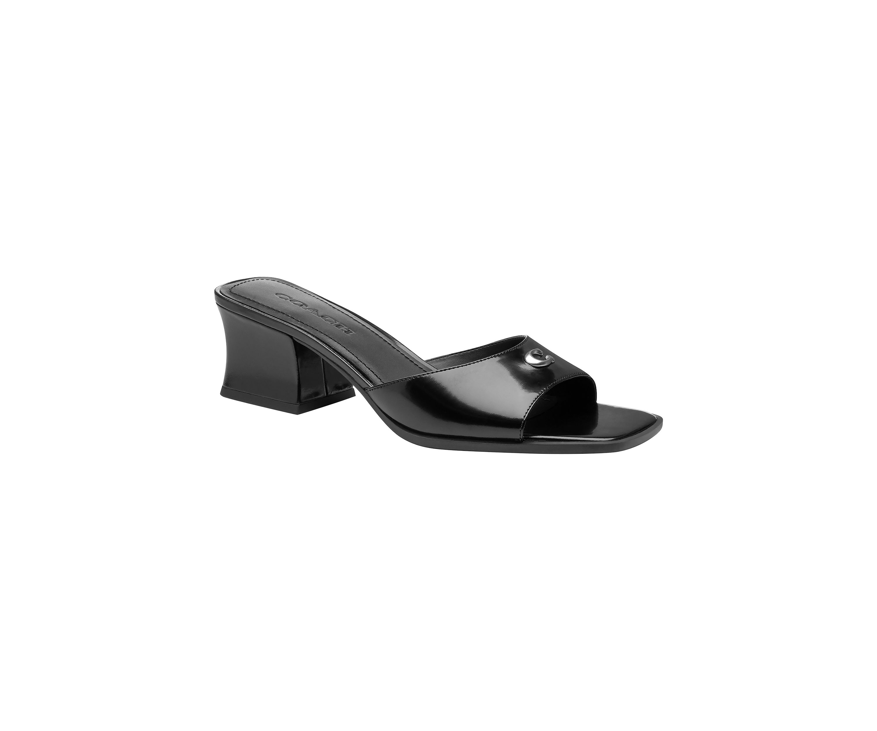 Sculpted C Block Heel Sandals