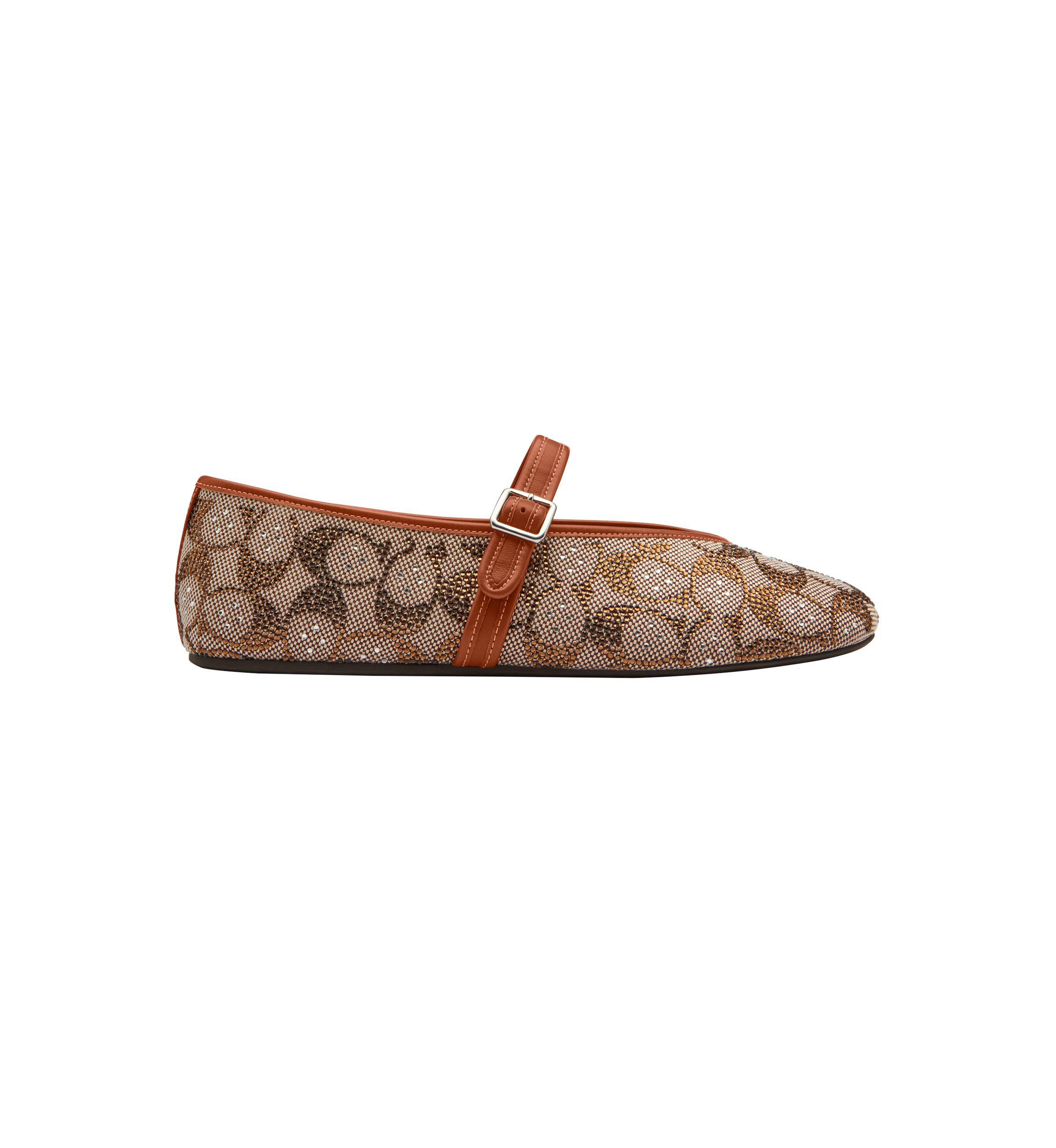 Mary Jane Sculpted Signature Jacquard Flats