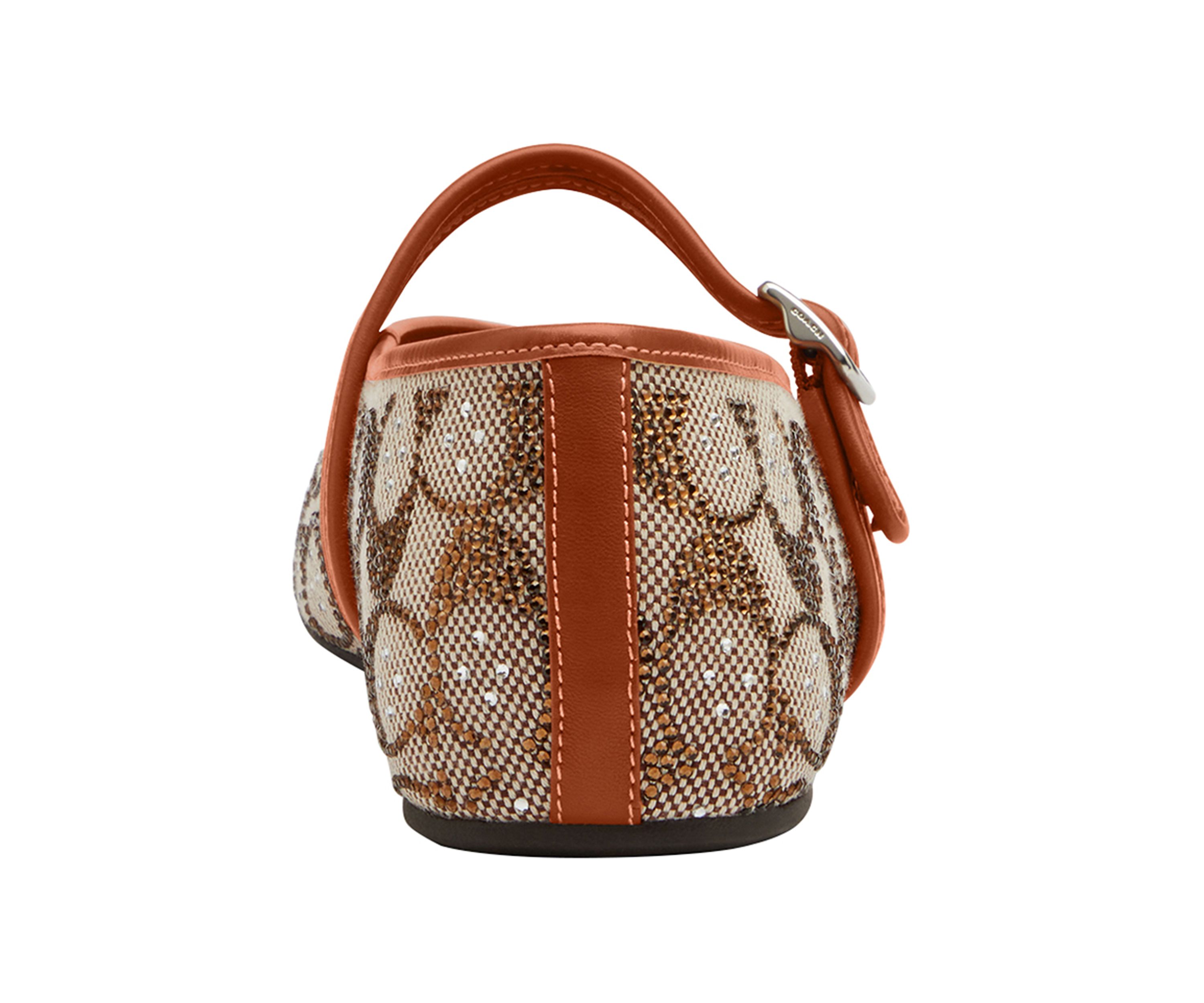 Mary Jane Sculpted Signature Jacquard Flats