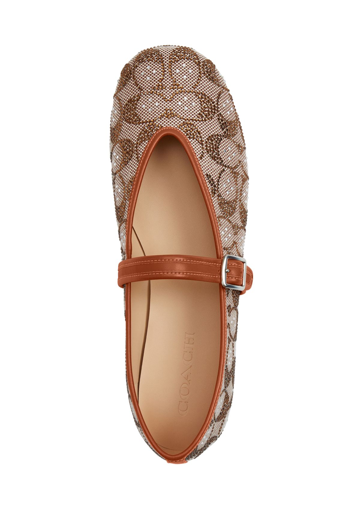 Mary Jane Sculpted Signature Jacquard Flats