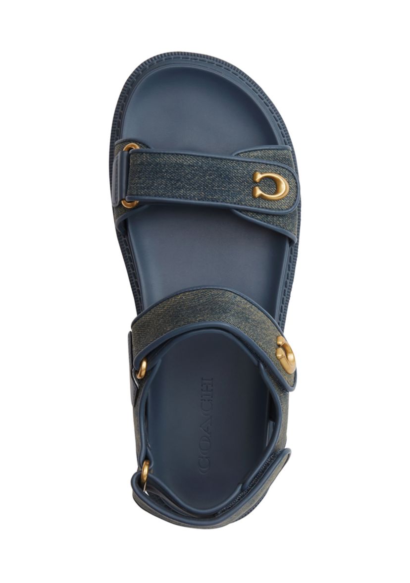 Coach Black Leather Thong Sandals with Teal Beaded Straps
Parker Men’s 8 COACH Brynn Sandals | Belk main image 2
