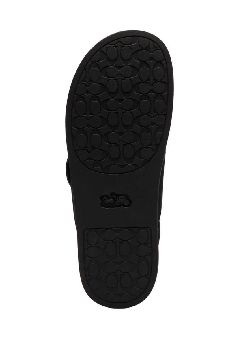 COACH Sculpted C Criss Cross Sandals | Belk
