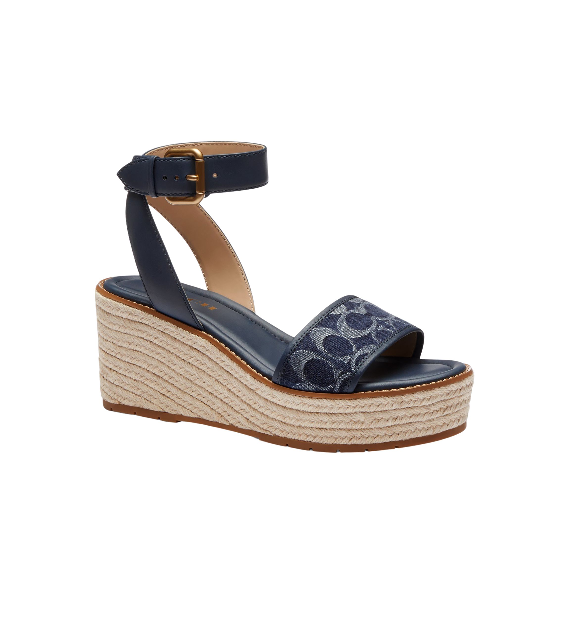 Katherine Signature Denim Espadrille Sandals