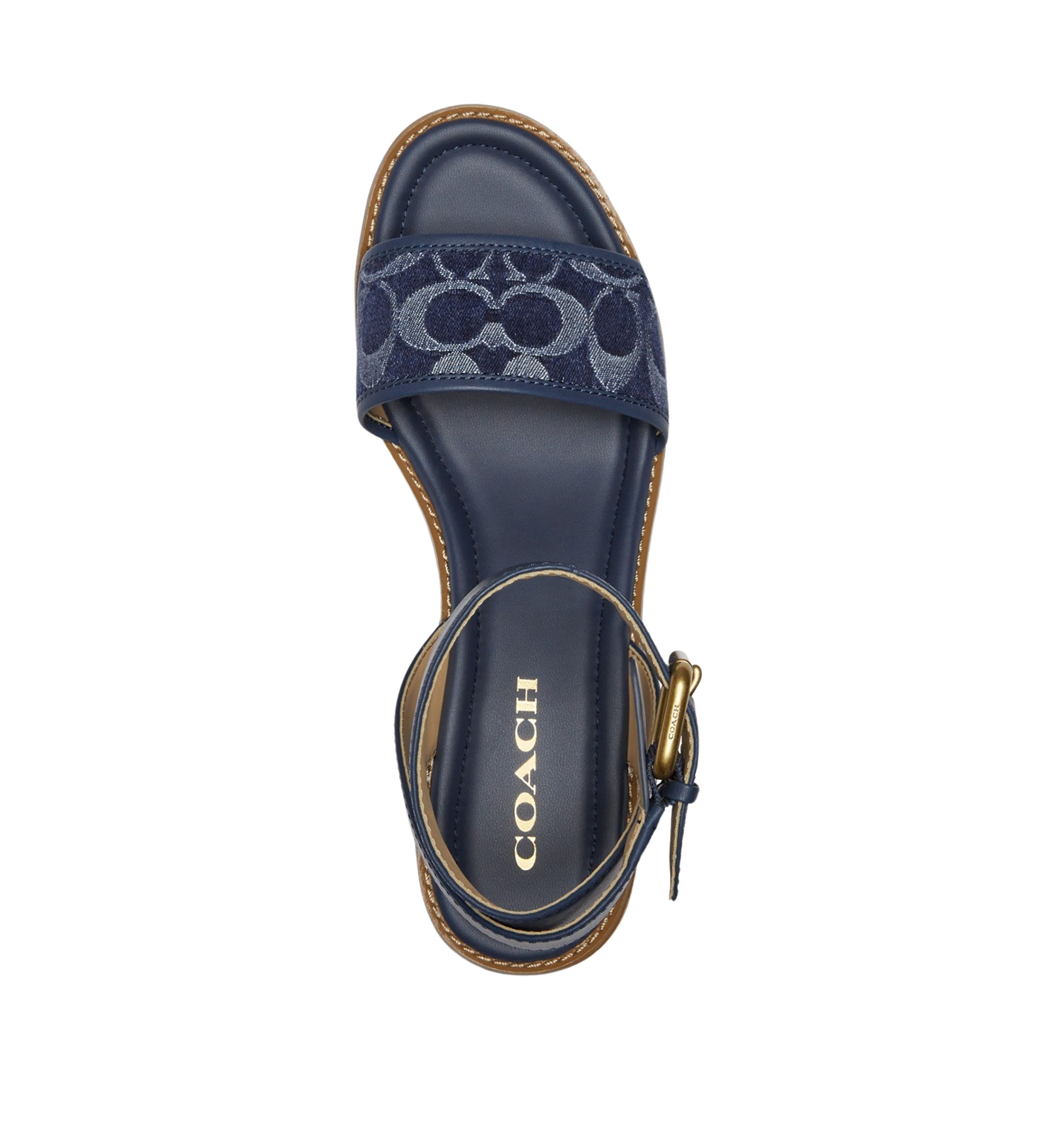 Katherine Signature Denim Espadrille Sandals