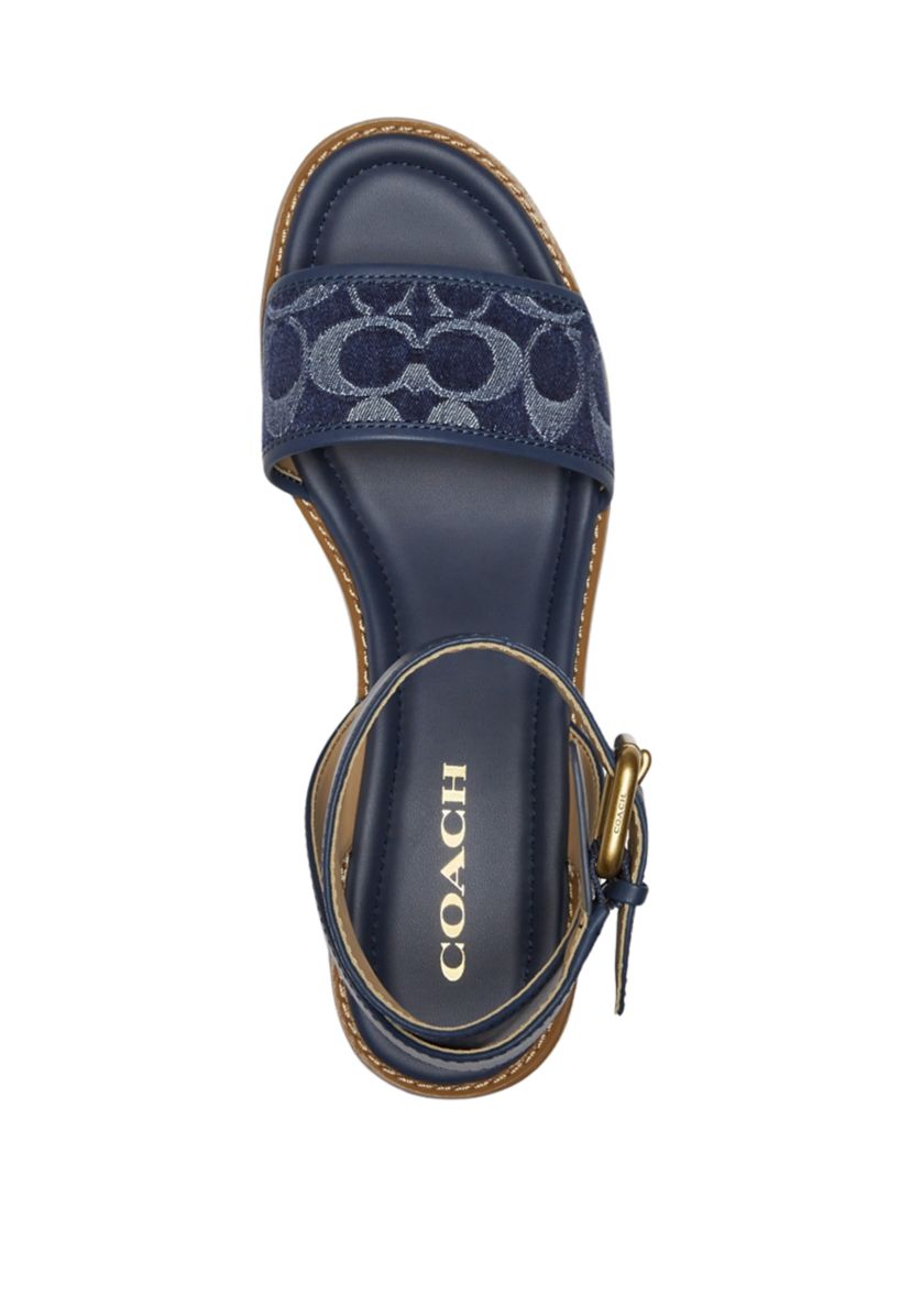 Katherine Signature Denim Espadrille Sandals