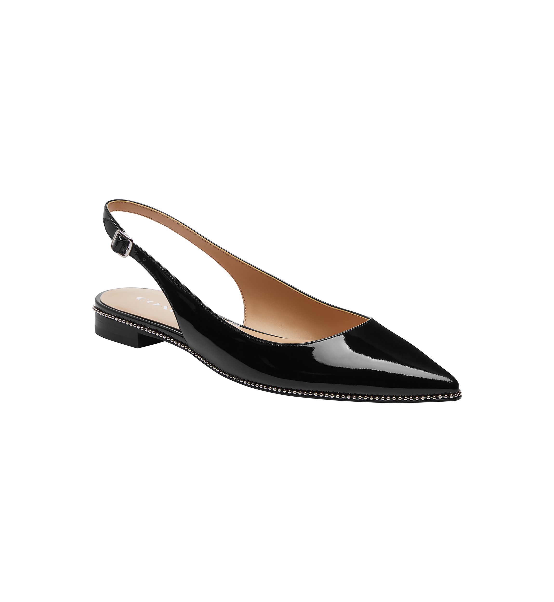 Claire Patent Skimmer Flats