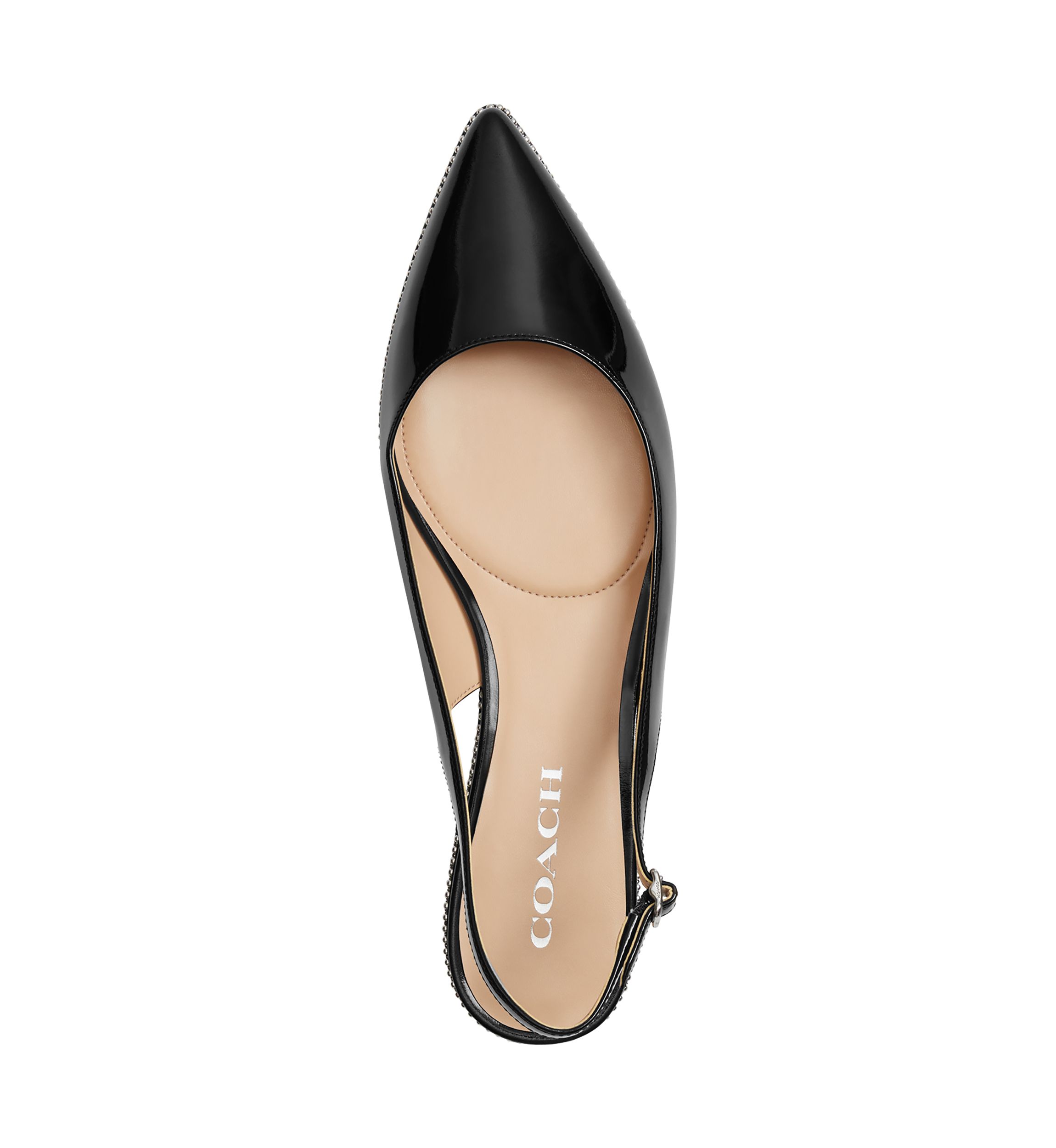 Claire Patent Skimmer Flats