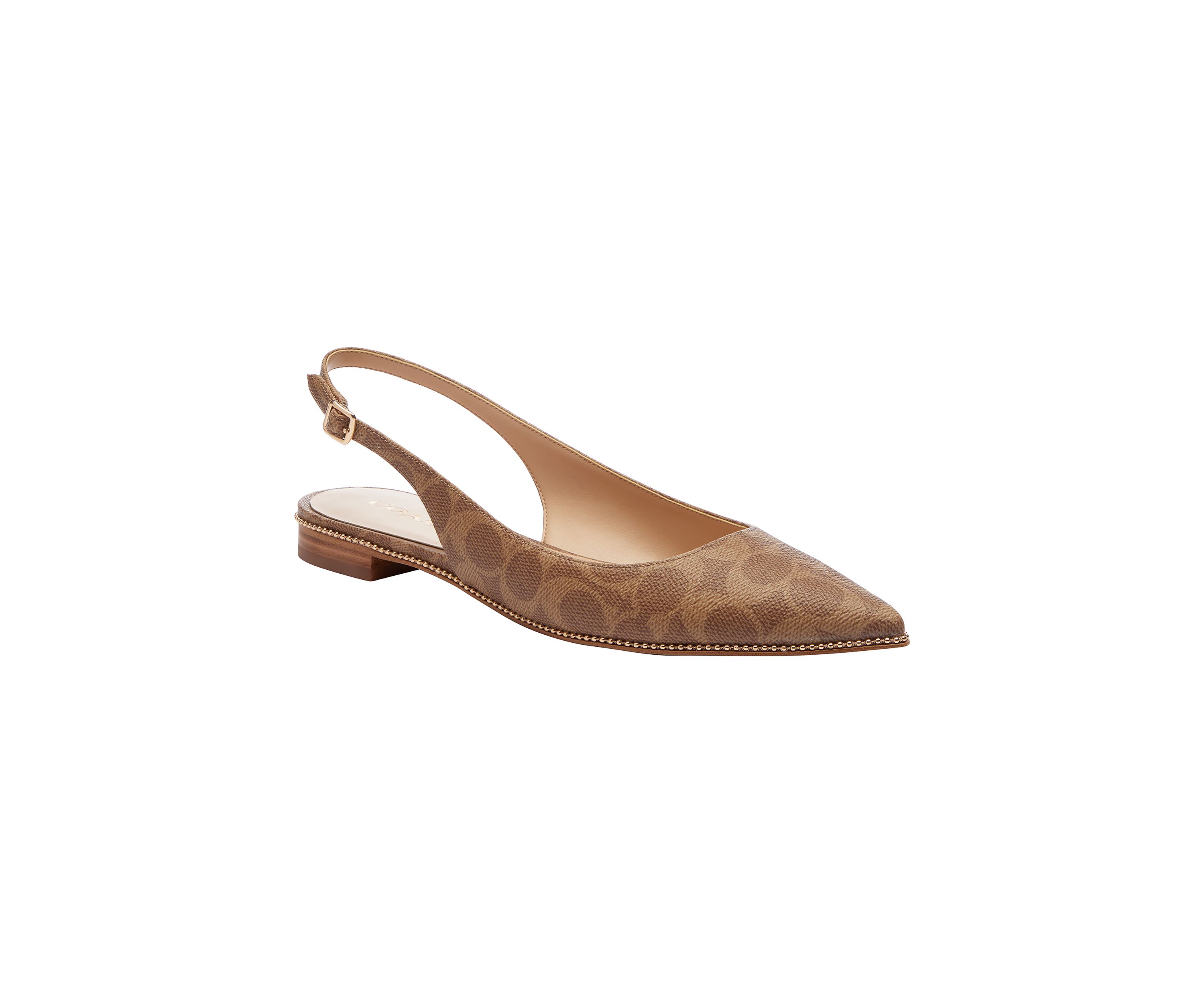 Claire Signature Canvas Skimmer Flats