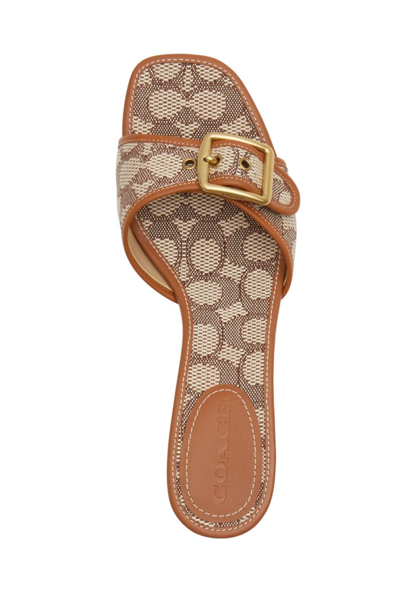 Margot Signature Textile Jacquard Sandals