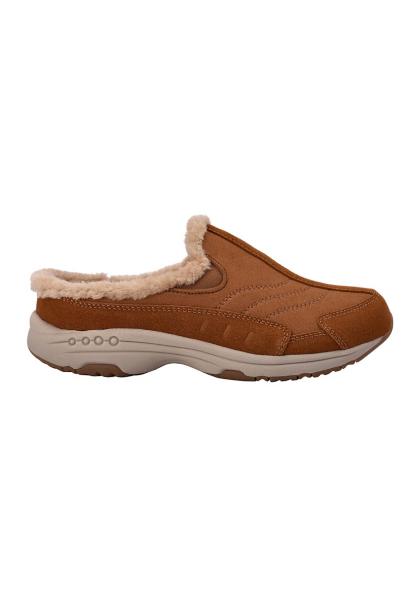 Travelfuzz Sherling Trim Mules