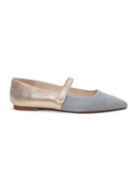 Clamour Mary Jane Pointy Toe Flats