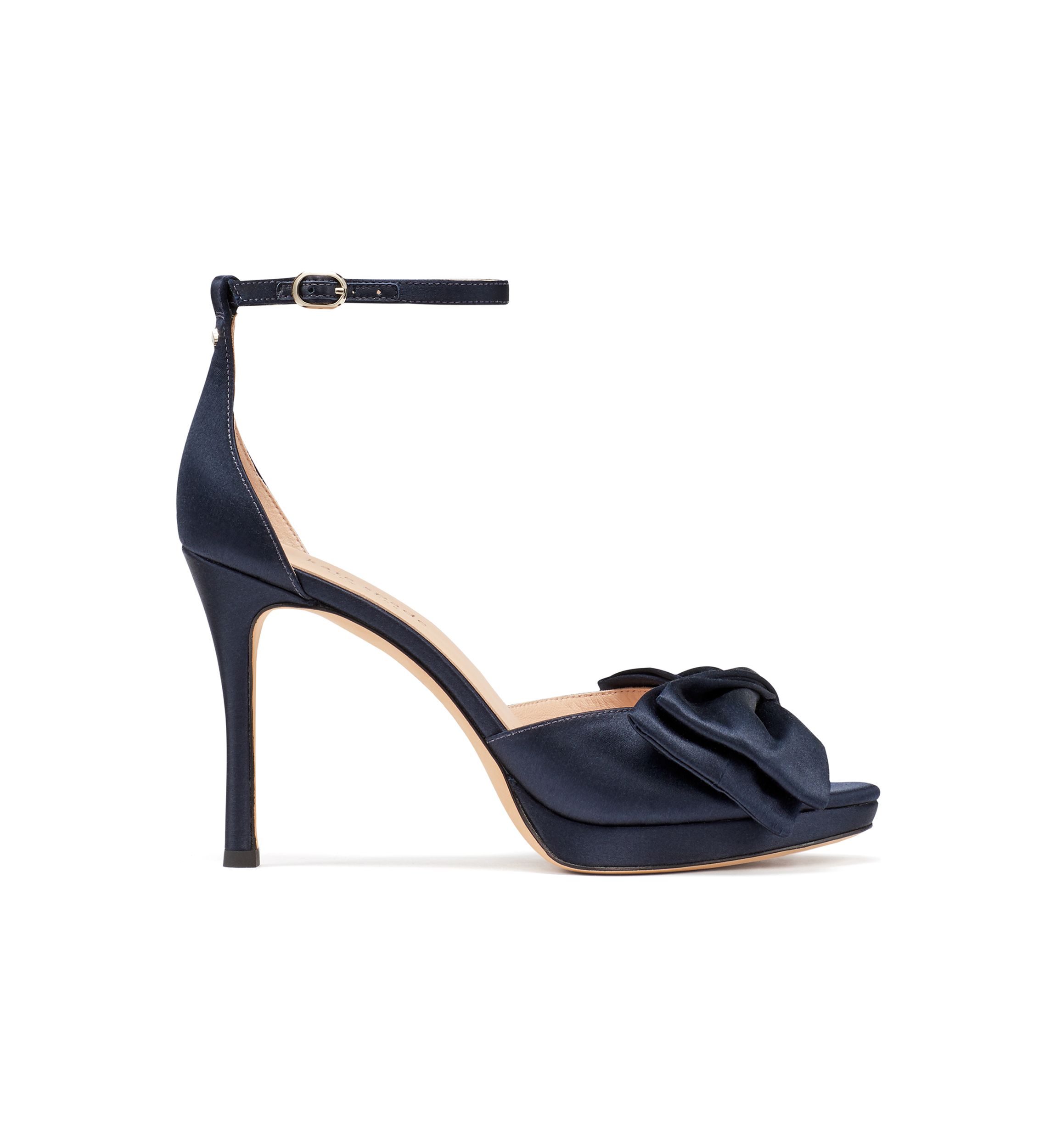 Bridal Bow Heeled Sandals