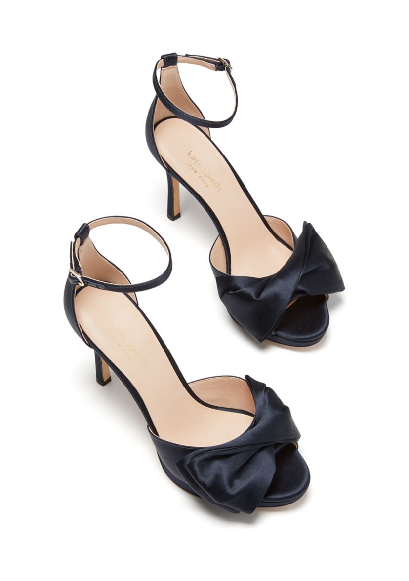 Bridal Bow Heeled Sandals