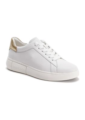 Kate Spade New York Women s Lift Sneakers Optic White Pale Gold 6M