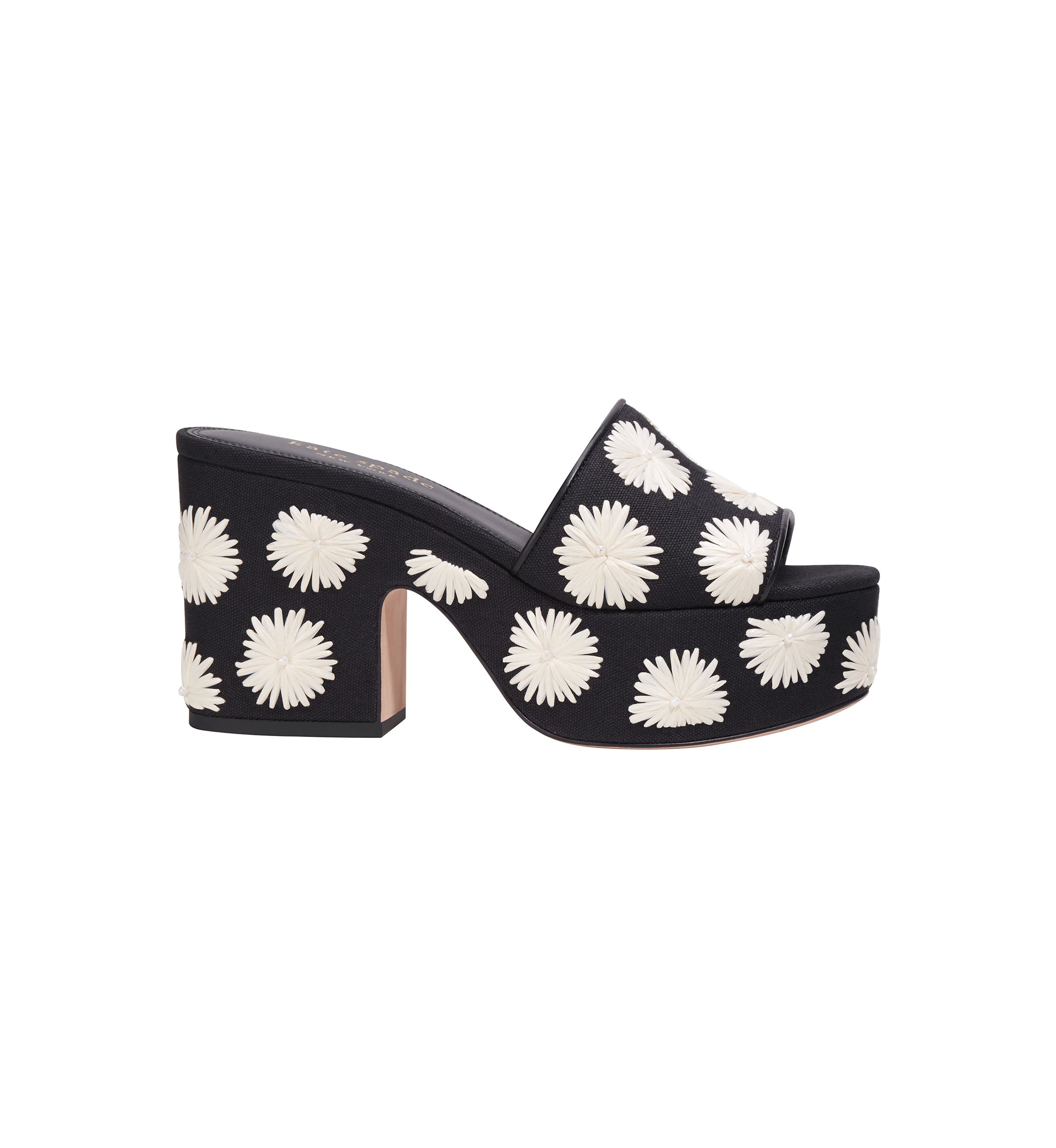 Ibiza Pom Pom Floral Sandals