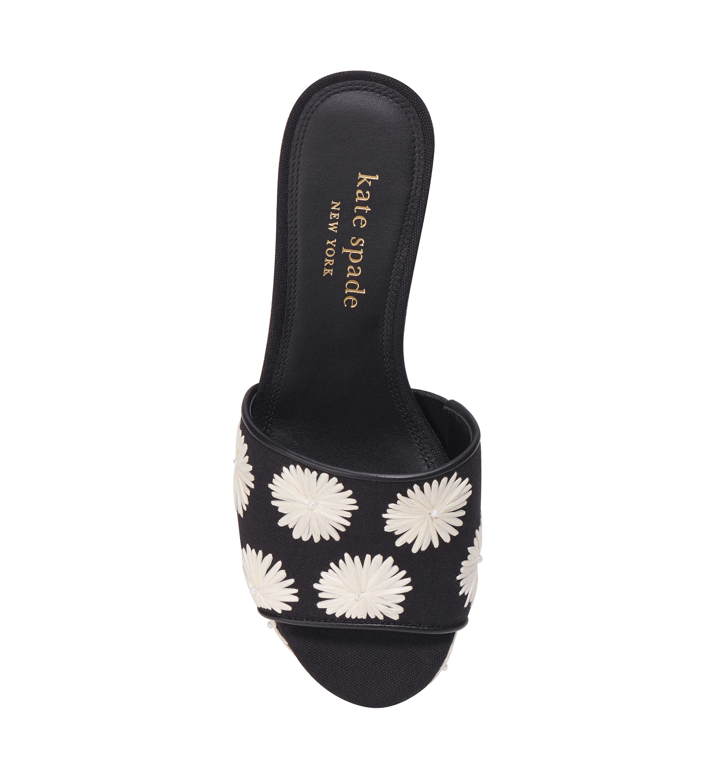 Ibiza Pom Pom Floral Sandals
