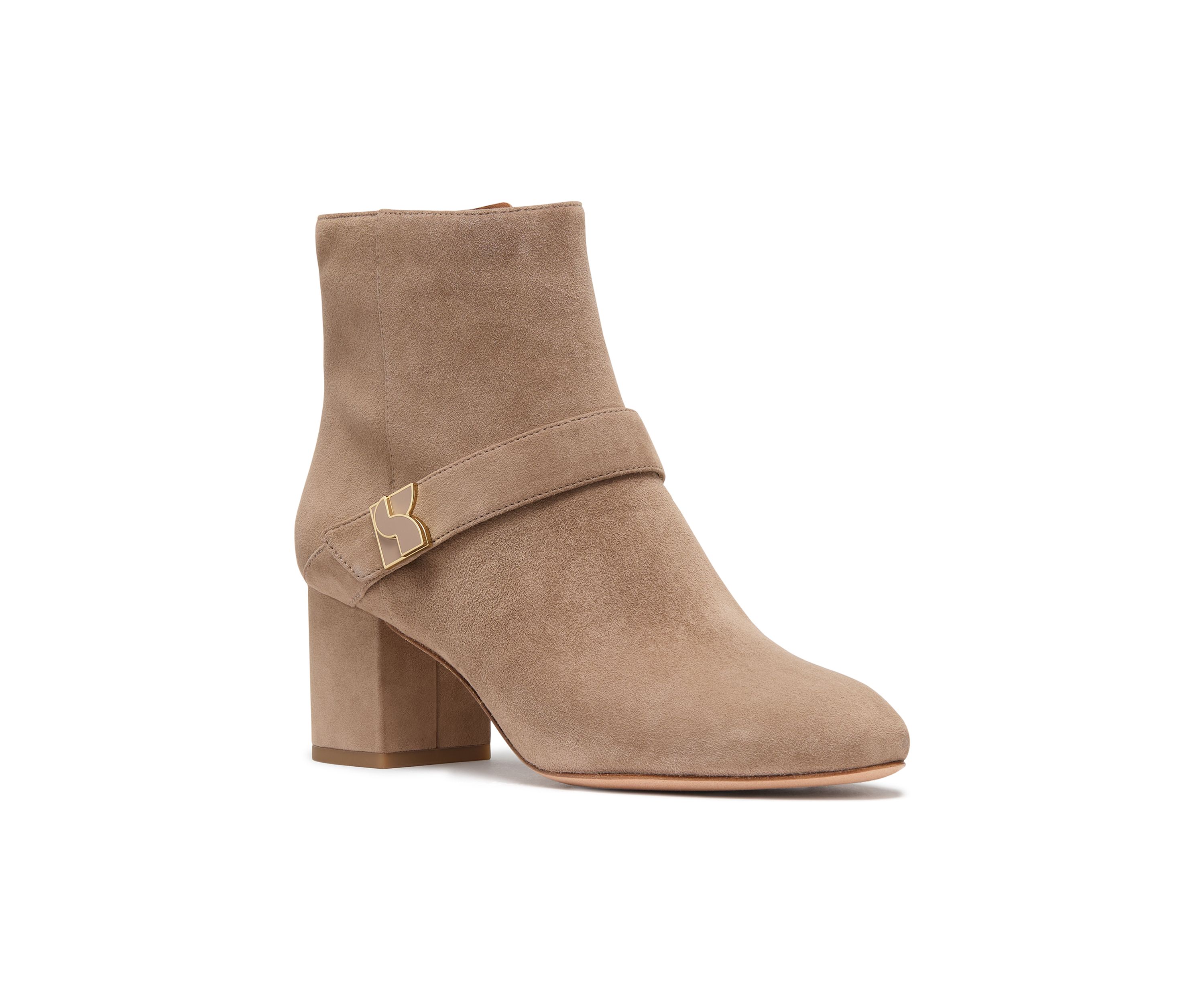 Dakota Zip Up Mid Heeled Booties