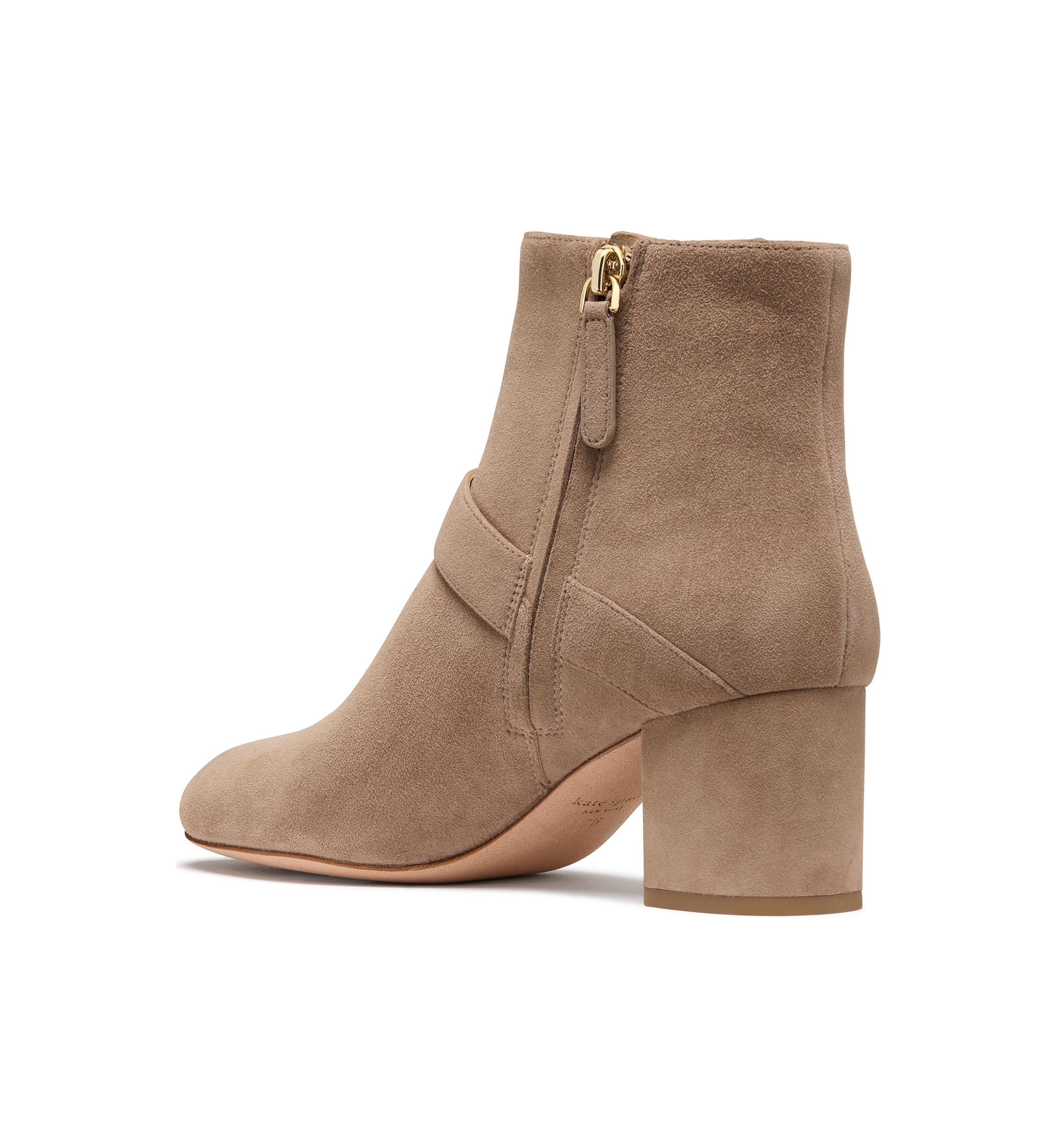 Dakota Zip Up Mid Heeled Booties