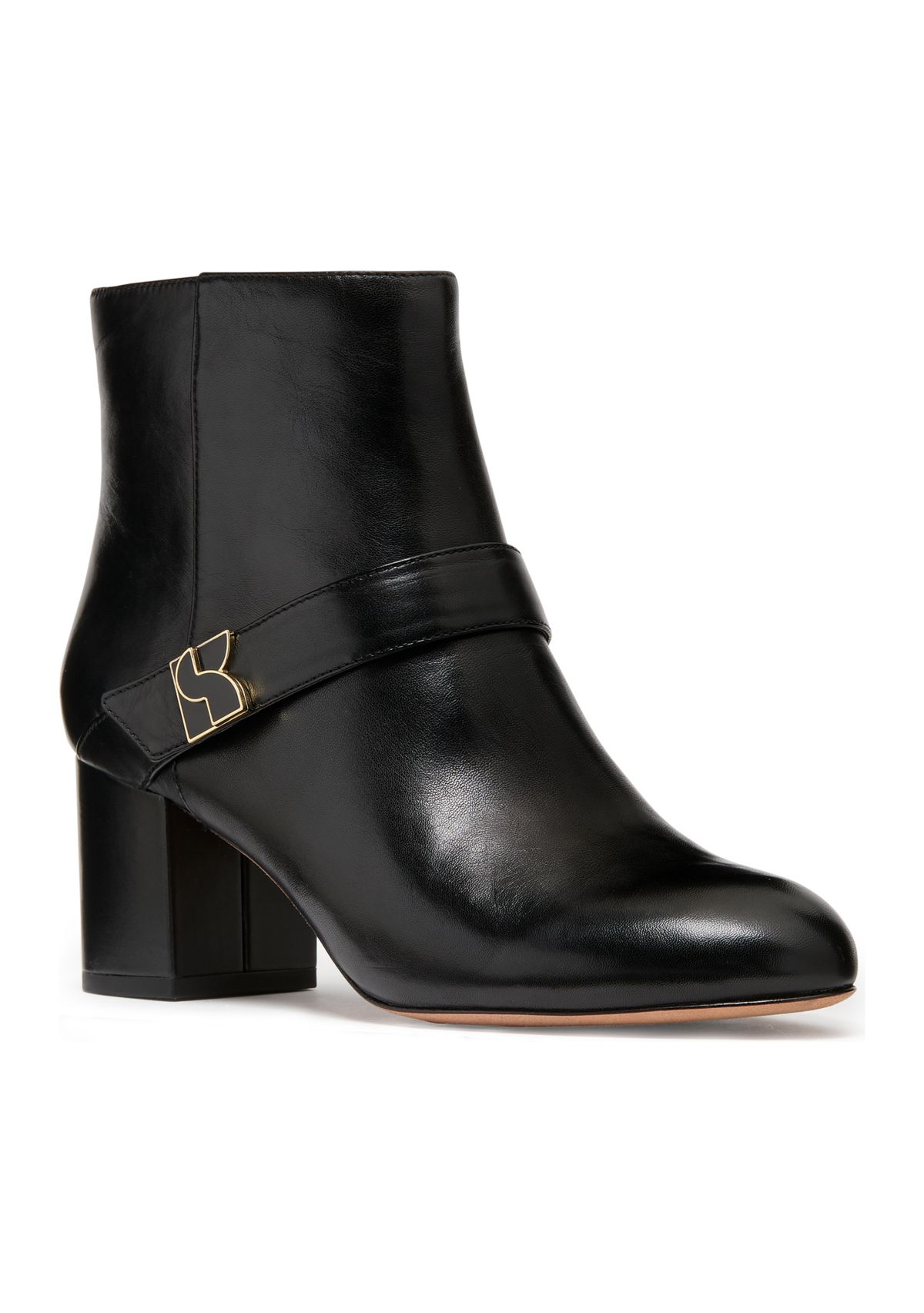 Dakota Zip Up Mid Heeled Booties