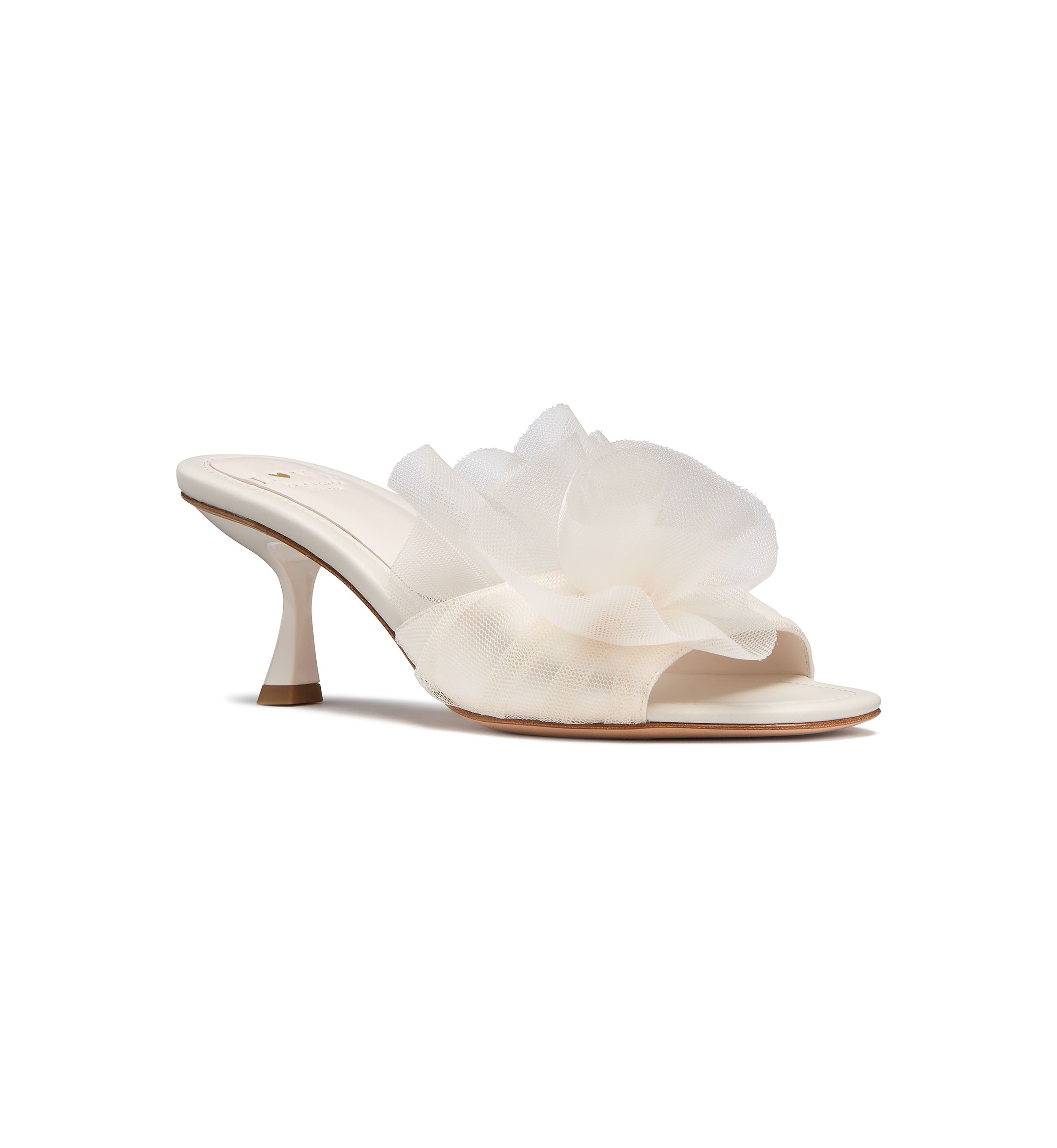 Flourish Tulle Heeled Sandals