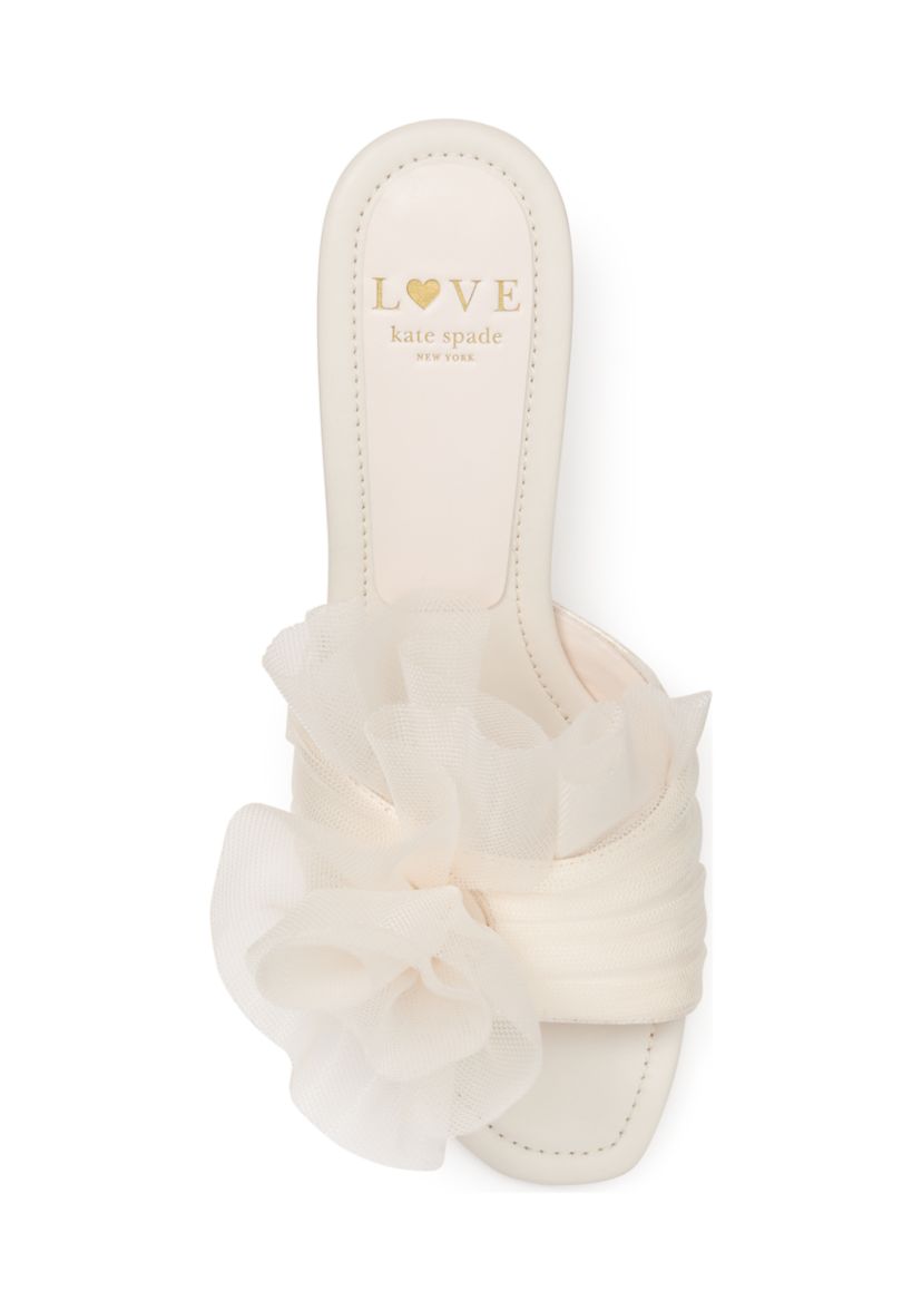 Flourish Tulle Heeled Sandals