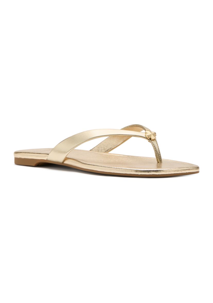 Spade Flower Flip Flop Sandals