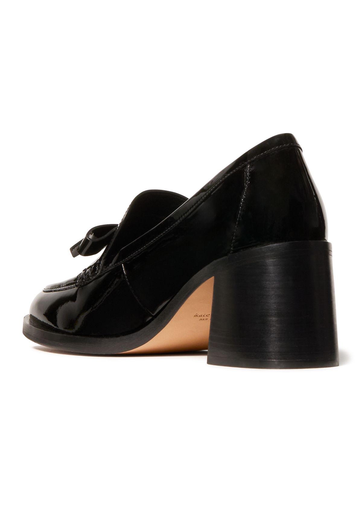 Deco Bow Heeled Loafers