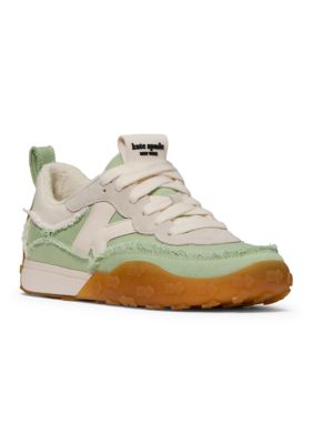 kate spade new york Women's K As In Kate Runner Sneakers, Green, 7.5N