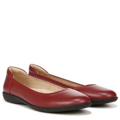 Naturalizer red best sale flat shoes