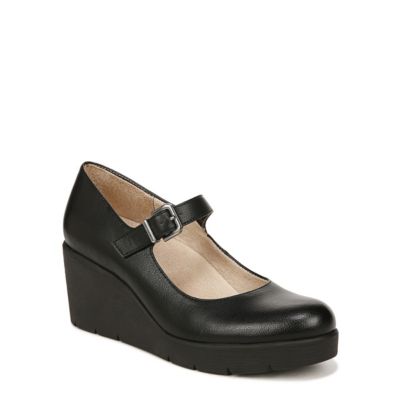 Soul Naturalizer Women's Adore Mary Jane Wedge, Black, 8.5M