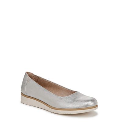 Soul Naturalizer Women's Soul Idea Ballet Flat, Silver, 9.5M