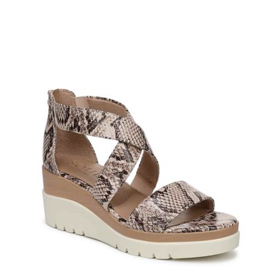 Soul Naturalizer Women's Soul Goodtimes Wedge Sandal, Beige, 8M