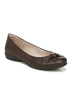 Soul Naturalizer Women's Soul Gift Flat, Dark Brown, 7W