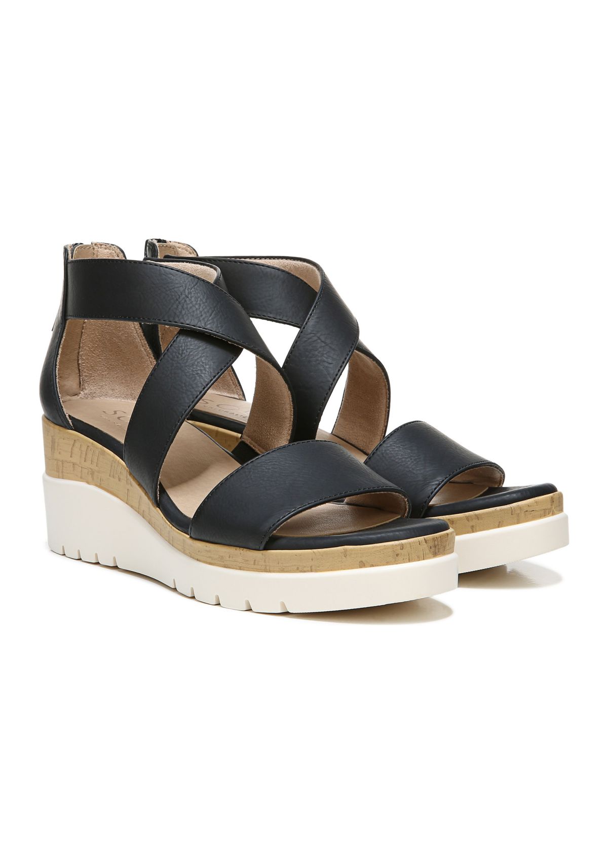 Goodtimes Ankle Strap Black Sandals 